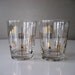 Set of 2 Mad Men 1960 Double Old Fashioned Glasses