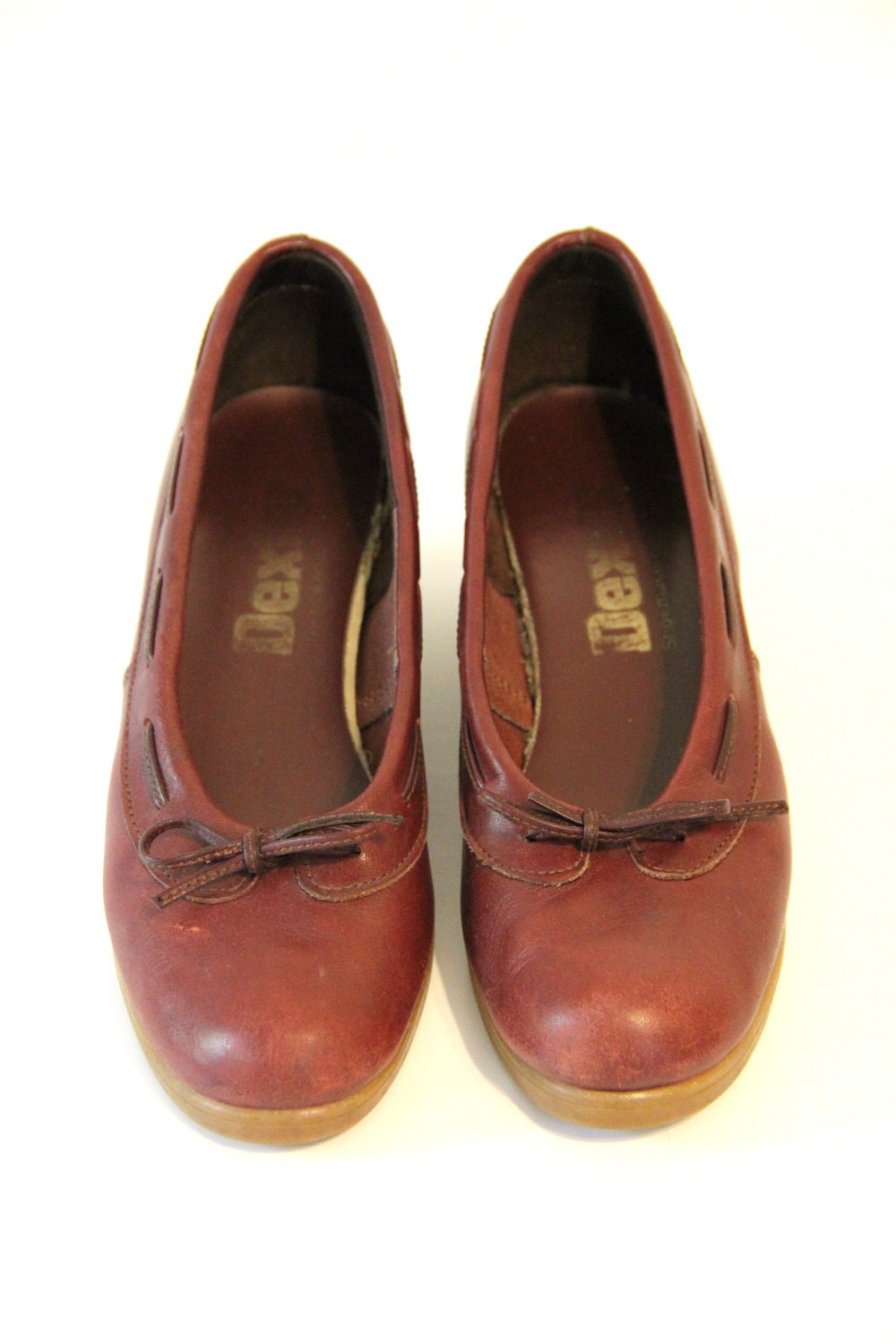 Dexter Burgundy Leather Shoes 7 N