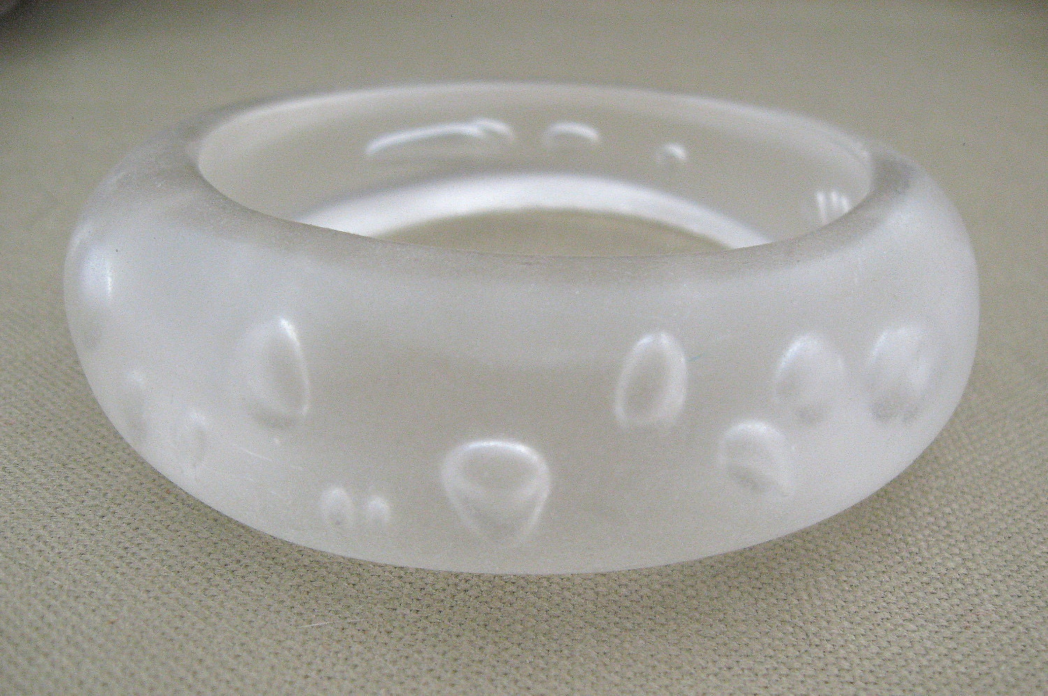 Translucent Water Bubbles Bangle Bracelet