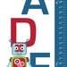 Personalized Robots Growth Chart Canvas for Boys- Robots- 13" X42" Inches