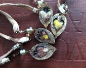 Hickory Nut Heart Necklace