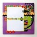 12x12 Premade Scrapbook Pages Kids Halloween 2 Page Spread Scary Spiders Purple Orange Green