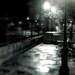 NIGHT LIGHT fine art romantic gothic Travel Photography print in black white blue grey of New Orleans 11x17