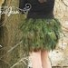 Teen Girls and Childrens Peacock Feather Skirt