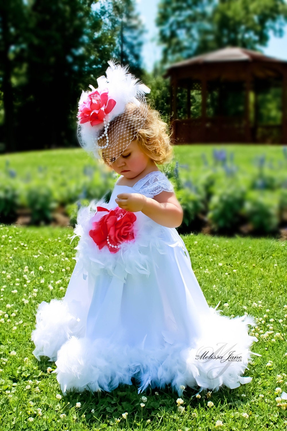 Here Comes the Bride Flower Girl Dress
