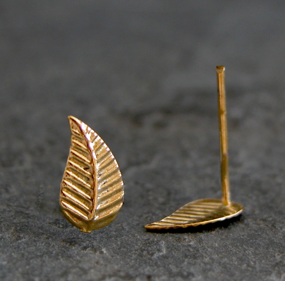 Leaf Post Earrings,Wedding Gold Earrings ,Gold Studs Leaf Earrings Grecian Goddess Earrings Greek Goddess Gold Leafs Stud Earrings