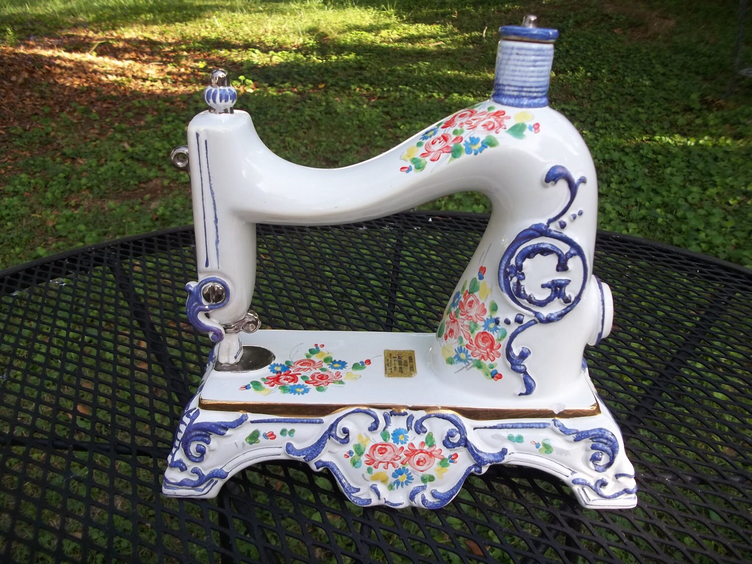 Vintage Sewing Machine Liquor Decanter Famous First by ssmith7157