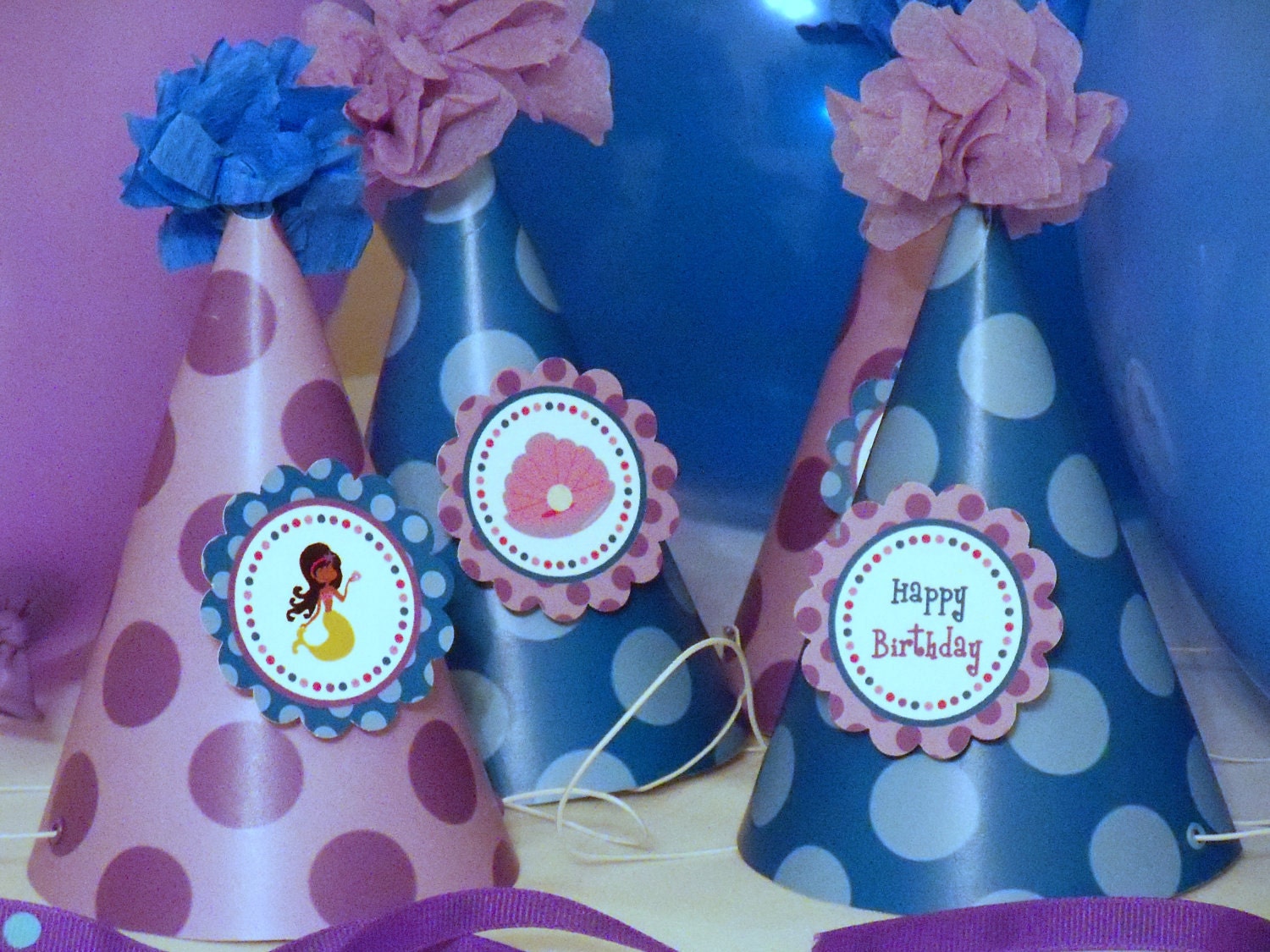 Mermaid - Under the Sea Party Hats