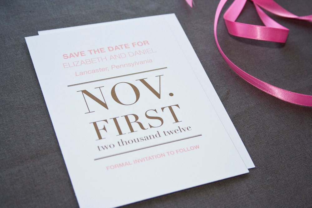 Classic Lauren Save the Date