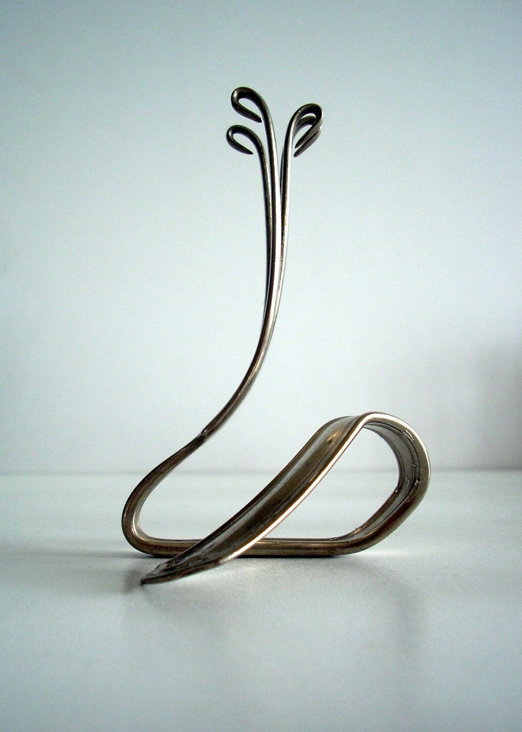 Set of 20 Place Card Holders - Vintage Silver Forks.