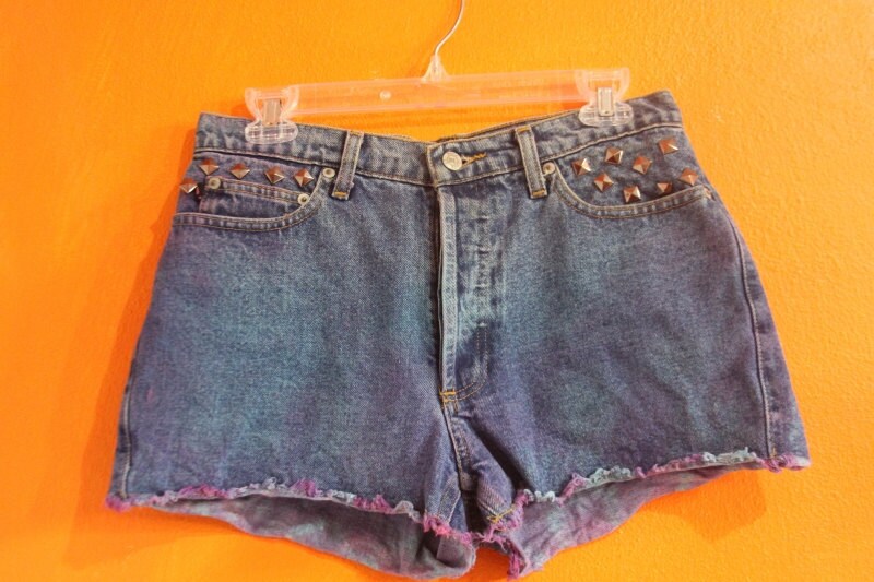 Studded Vintage Jean Shorts