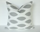 1 18x18 Gray Eye Pillow Cover