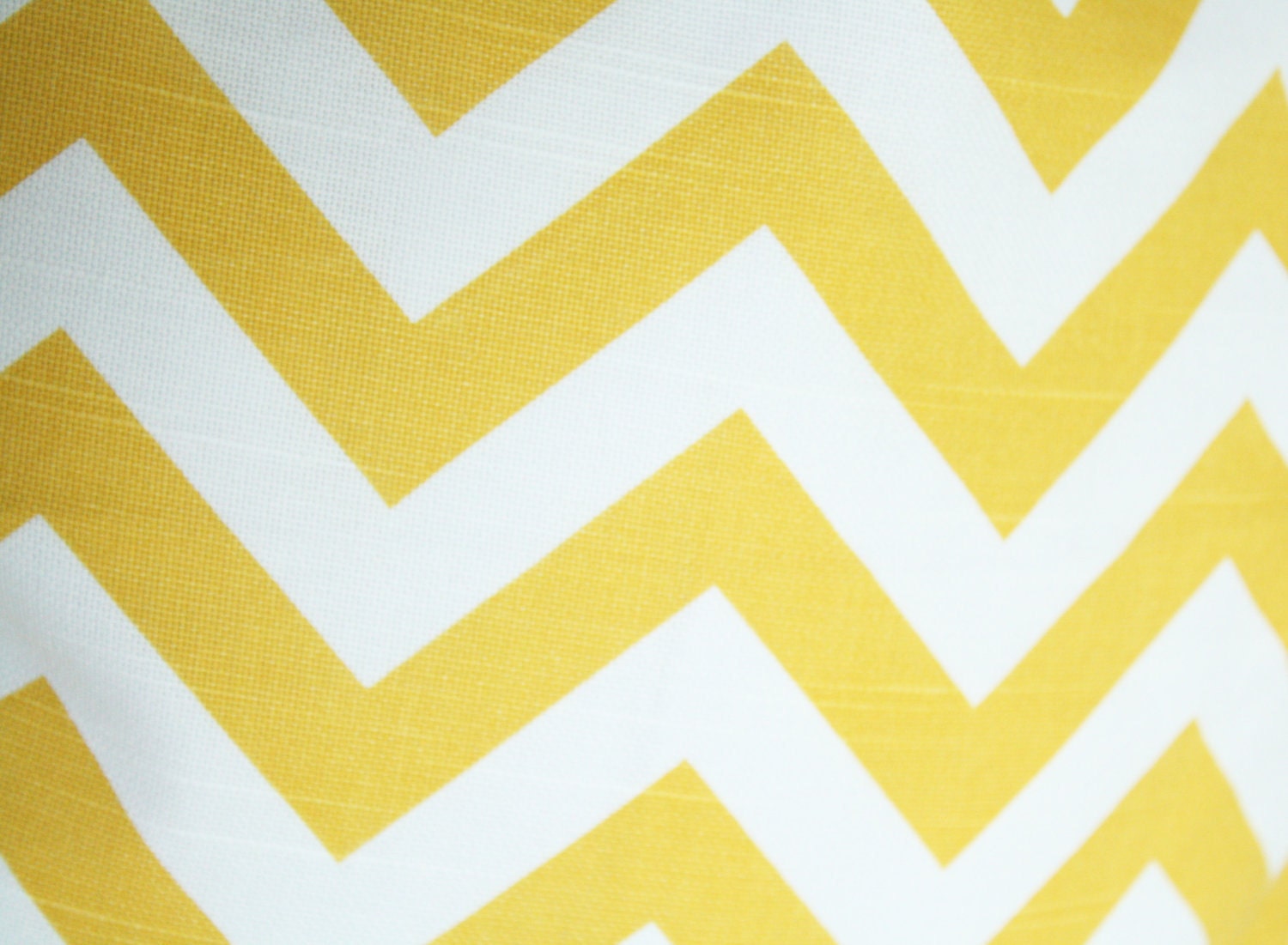 18x18 Chevron Yellow Pillow Cover