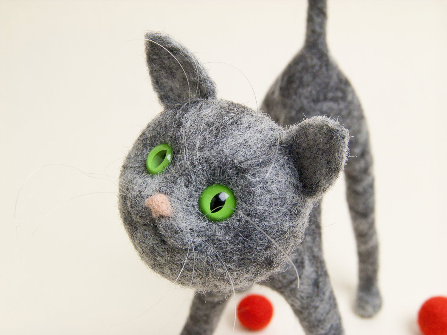 Needle Felted Cat Miniature