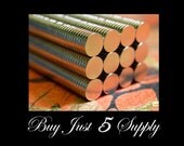 200  1/2" Neodymium Rare Earth MAGNETS.... Great for Scrabble Tiles - Glass Tiles -  Bottle Caps - Dominoes - Button Magnets