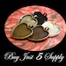 Love Combo - 5 HEART PENDANT TRAYS - Choose from 5 Colors - Jewelry Pendant, Mosaics, Glass, Beads, Photo, Digital Collage Art