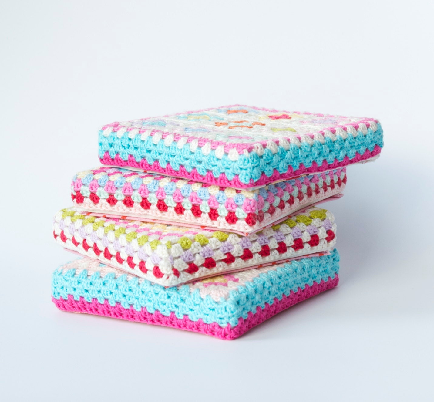 Granny Square Block Wall Art - Fibre Art