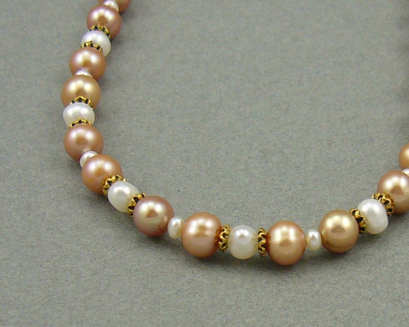 Peaches For Me pearl necklace