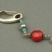 Southwest Spunk silver keychain