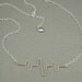 You Make my Heart Beat sterling necklace