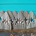 Upcycled Shark, made of recycled wood. JAWS, Great White, outdoor art