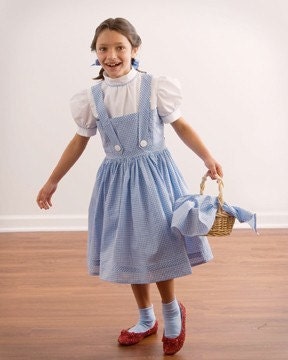 Dorothy Dress Costume Set - Custom Girls Sizes