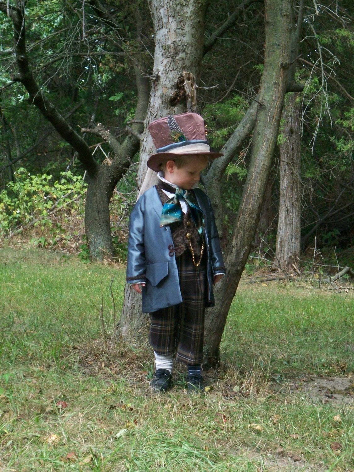 Boys Vintage Style Mad Hatter Costume - READY TO SHIP - Size 4T