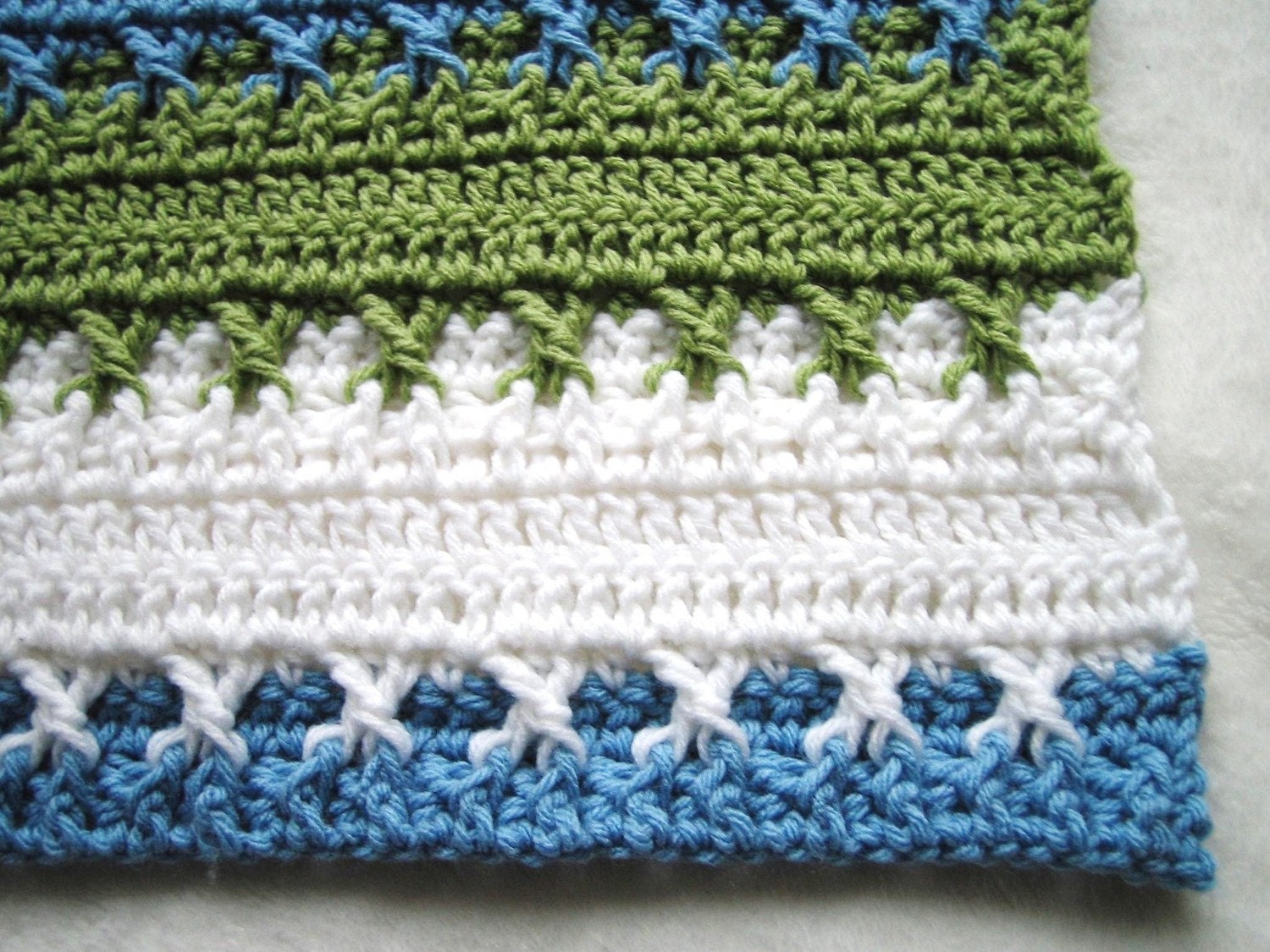 Bestseller - PDF Crochet Pattern - Logan Baby Blanket (permission to sell finished item) - Instant Download