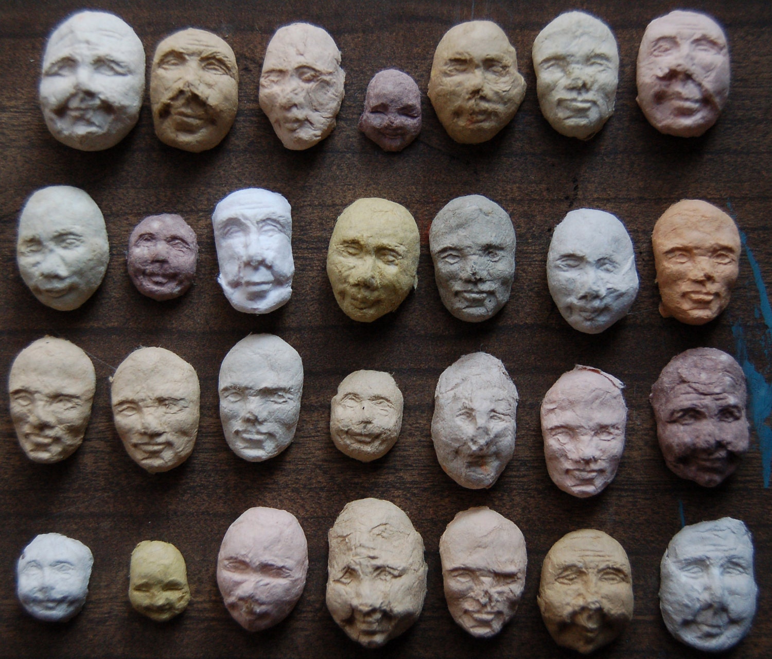 25 Sprouting Seed Faces