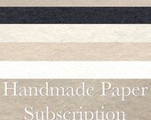 Handmade Paper Subscription - 6 months