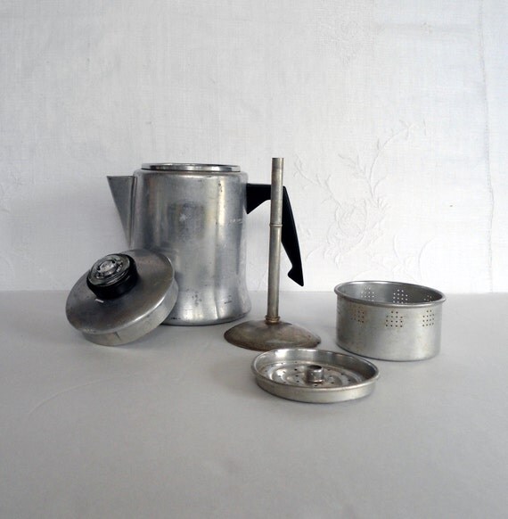 Vintage Mirro M 0805 Percolator Glass Knob by MichelleLovesJunque