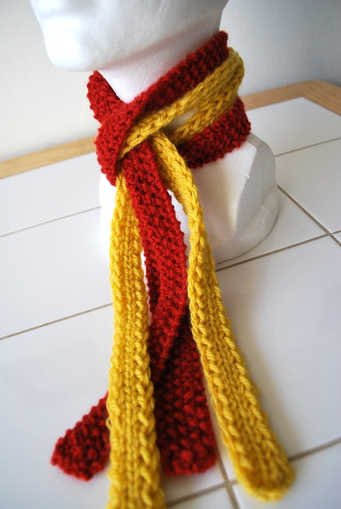 Fashionable Micro Scarf - Yellow