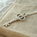 Queens Key - A Large Sterling Silver Necklace - Simple Everday Minimilist Pendant