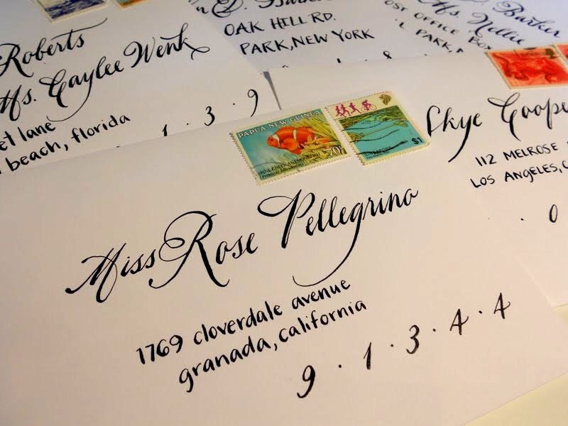 Wedding Calligraphy--Lily Font