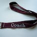 Lanyard PERSONALIZED With NAME and Choice of SPORTS Ribbon Design Perfect for Coach, Mom, Athlete, Sports Fans
