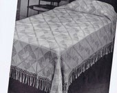 Sleepy Hollow Knitted Bedspread Vintage Bedspread Pattern PDF, c. 1941