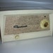 Vintage AM Radio Capehart Farnsworth Cream White Plastic Casing & Dial Retro Decor