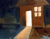 Open, 8x10 oil painting