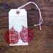 The ELEANOR- Large Red FANTASTIC Filigree Dangle Earrings- Great for Holiday Gifts, Bridesmaid Gifts, or Family Pictures