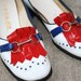 60s Red White and Blue Shoes