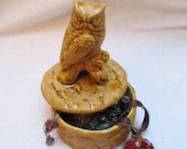 Brown Owl jewelry box