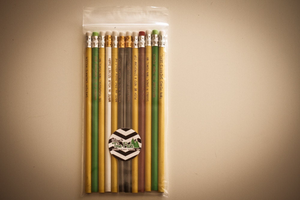 Twin Peaks Pencils (8 pcs)