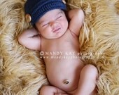 SALE - Tan Faux Fur Photography Prop - Soft, Cozy, Cuddly Faux Fur Nest - Perfect Newborn Photography Prop