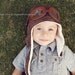 AVIATOR Pilot Hat w/ Faux Goggles Toddler Childrens Photography Prop Movie UP Steampunk Styled Cap Perfect Accessory to Your Prop OBSESSION