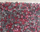 144 pieces 1 gross 3mm/10ss hot fix rhinestones in FUCHSIA PINK DIY