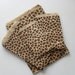 25 cheetah or leopard animal print paper bags 6 x 9 inch