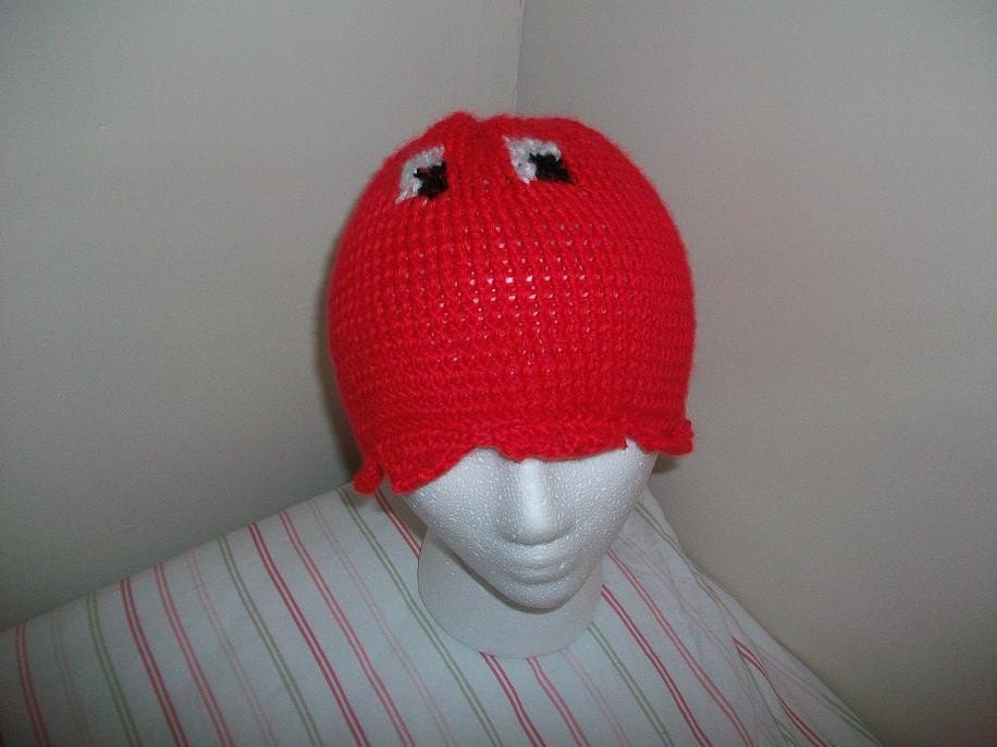 Pacman Inspired - Blinky Red Ghost Hat