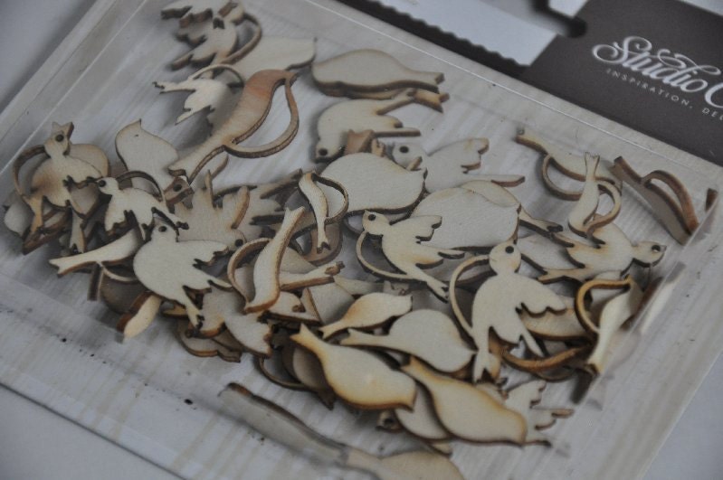 Studio Calico Wood Veneer Birds