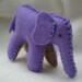 Tiny Elephant pdf sewing pattern