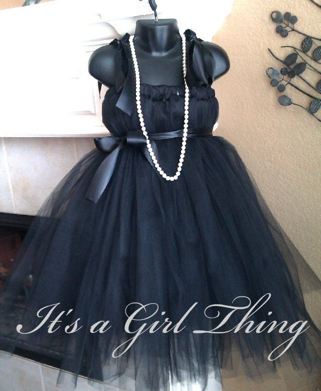Black Tutu Dress - Size 2T-4T